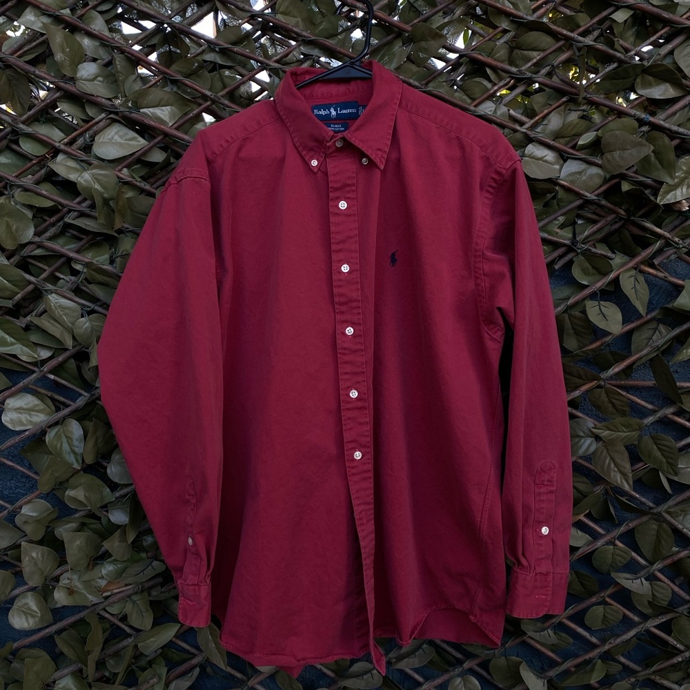 Polo Ralph Lauren Red Size XL Button Down